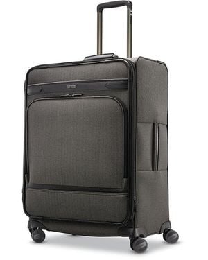 Hartmann Herringbone Deluxe Medium Journey Expandable Spinner - Black
