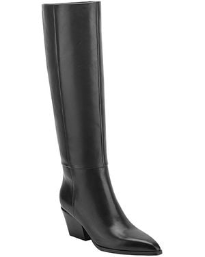 Marc Fisher Tarrie Tall Block Heel Boot - Black