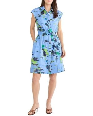 NIC+ZOE Water Lillies Camille Dress - Blue
