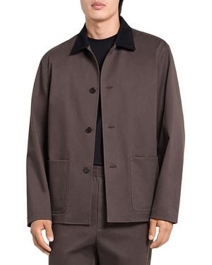 Theory Four Button Jacket - Brown