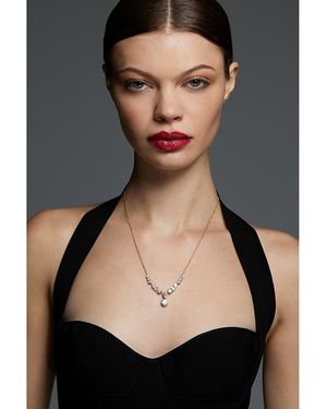 Nadri Btrx Mixed Cubic Zirconia Statement Necklace, 18-20 - Black