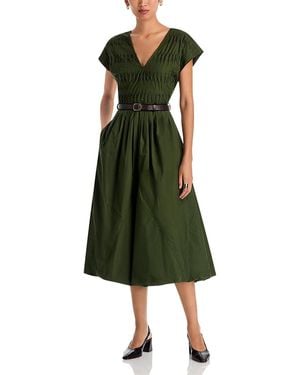 Sea Sullivan Sportswear Belted Bubble Dress - Green
