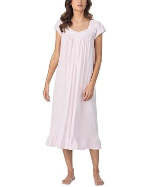 Eileen West Knit Cap Sleeve Ballet Nightgown - Pink