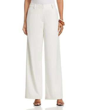French Connection Lightweight Twill Relaxed Pants - White
