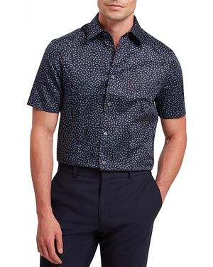 Ted Baker Campden Regular Fit Printed Shirt - Blue