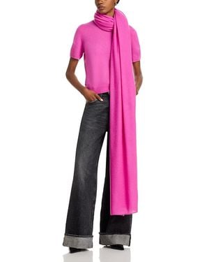 C by Bloomingdale's Cashmere Travel Wrap - Pink