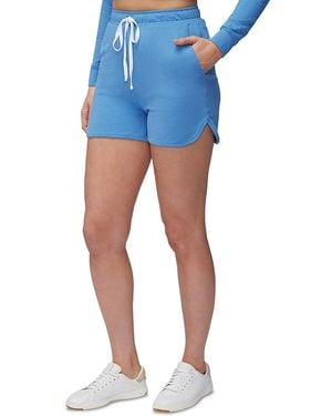 Three Dots Drawstring Shorts - Blue