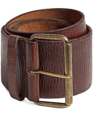Bottega Veneta Johnny Leather Belt - Brown
