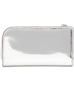 Kate Spade Devin Leather Small Slim Bifold Wallet - Gray