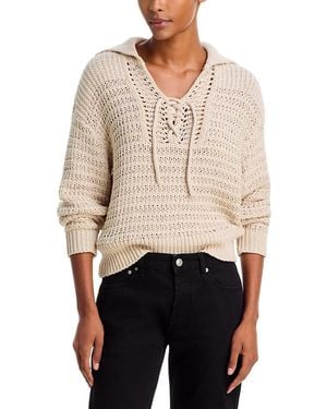 Isabel Marant Fina Crochet Sweater - Natural