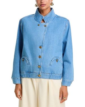 Blazé Milano Nariida Cleo Bomber Jacket - Blue