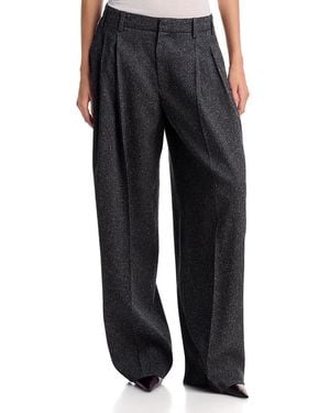 Alexander Wang Embellished Pleated Pants - Black