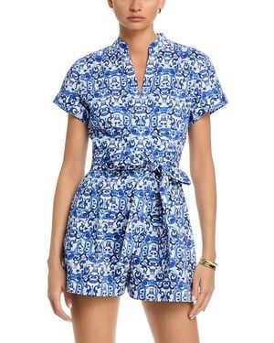 Alice + Olivia Lucy Romper - Blue
