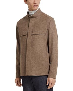 ZEGNA Oasi Cashmere Overshirt - Brown