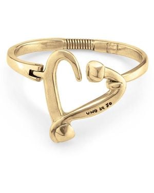 Uno De 50 Nailed Heart Spring Bracelet - Metallic