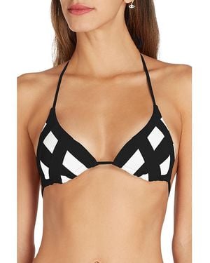 VALIMARE Ibiza Bandage Triangle Bikini Top - Black