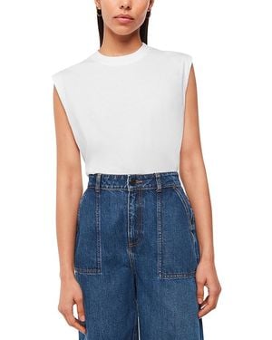 Whistles Edie Sleeveless Vest - Blue