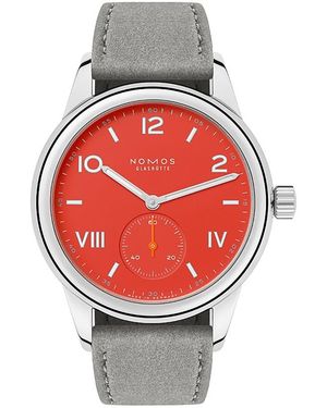 Nomos Club Campus Nonstop Watch, 36Mm - Red
