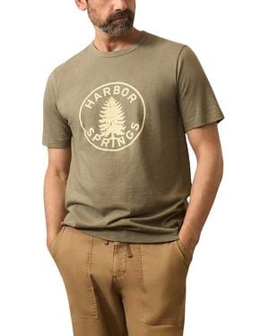 Faherty Sunwashed Graphic Tee - Natural