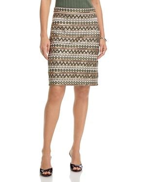Tahari The Tate Embroidered Skirt - Multicolor
