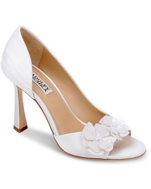 Badgley Mischka Yana D'Orsay Pumps - White