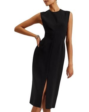 Ted Baker Tailored Midi Dress - Black