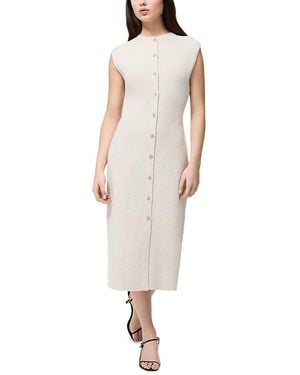 French Connection Marley Knit Button Front Dress - Multicolor