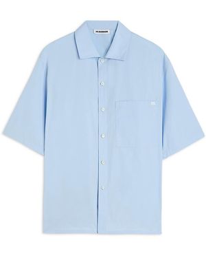 Jil Sander Boxy Fit Pocket Shirt - Blue