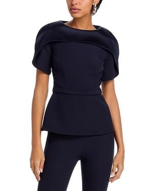 Safiyaa Runa Peplum Top - Blue