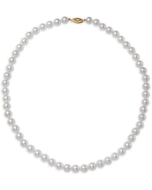 Bloomingdale's Fine Collection Cultured Akoya Pearl Necklace - White