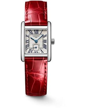 Longines Mini Dolcevita Watch, 21.5Mm X 29Mm - Red