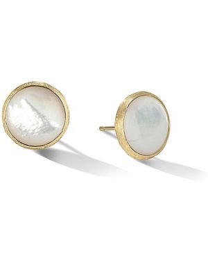 Marco Bicego 18K Jaipur Large Stud Earrings - White
