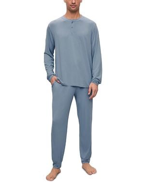Eberjey Henry Pajama Set - Blue