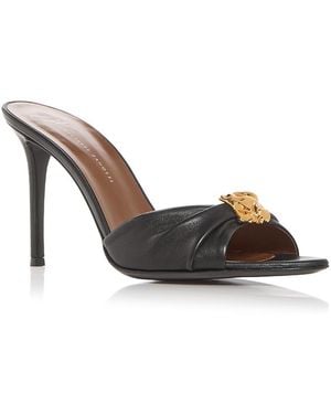 Giuseppe Zanotti Clandestino Nugget Slide Sandals - Metallic