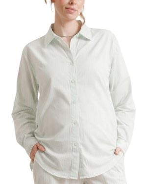 Nom Maternity The Easy Nursing Shirt - Gray