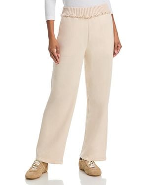 Vintage Havana Rib Waistband Sweatpants - Natural