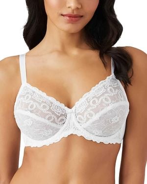 Wacoal Renaissance Rose Underwire Bra - White
