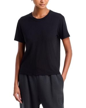 Aqua Olivia Baby Short Sleeve Cotton Tee - Blue