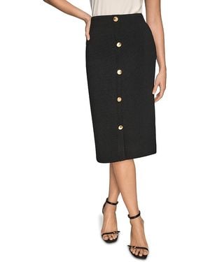 Donna Karan Straight Skirt - Black