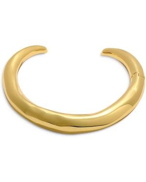 Alexis Molten Structured Collar Necklace, 4.5 - Metallic