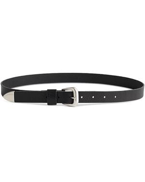 Madewell Vintage Western Leather Belt - White