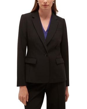 Hobbs Nia Bi Stretch Single Breasted Jacket - Black