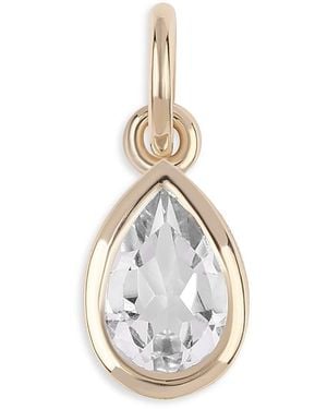 Moon & Meadow 14K Topaz Pendant Necklace, 20 - White