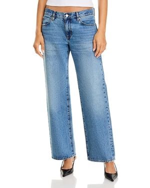 FRAME The Saturday Low Rise Straight Leg Jeans - Blue