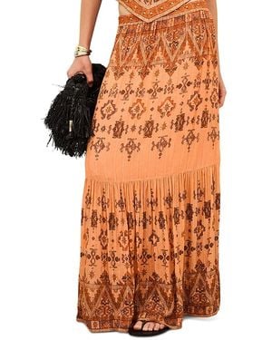 Ba&sh Jupe Zaya Maxi Skirt - Orange