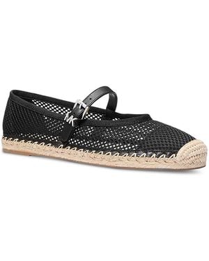 Michael Kors Lynn Espadrille Ballet Flats - Black