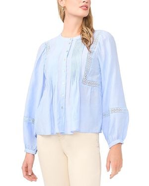 Vince Camuto Pintuck Blouse - Blue