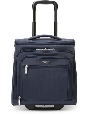 Baggallini Expandable Underseat Carry On Suitcase - Blue