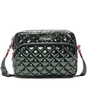 MZ Wallace Small Metro Camera Bag Ii Quilted Crossbody - Black