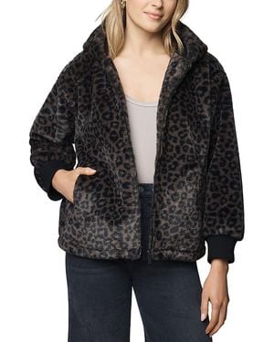Splendid Lucia Faux Fur Jacket - Black